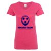 Women’s Glitter V-Neck T-Shirt Thumbnail