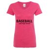 Women’s Glitter V-Neck T-Shirt Thumbnail