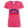 Women’s Glitter V-Neck T-Shirt Thumbnail