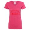 Women’s Glitter V-Neck T-Shirt Thumbnail