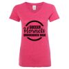 Women’s Glitter V-Neck T-Shirt Thumbnail