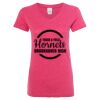Women’s Glitter V-Neck T-Shirt Thumbnail