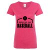Women’s Glitter V-Neck T-Shirt Thumbnail