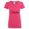 Women’s Glitter V-Neck T-Shirt Thumbnail