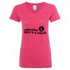 Women’s Glitter V-Neck T-Shirt Thumbnail
