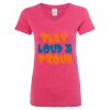 Women’s Glitter V-Neck T-Shirt Thumbnail