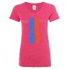 Women’s Glitter V-Neck T-Shirt Thumbnail