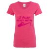 Women’s Glitter V-Neck T-Shirt Thumbnail