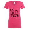 Women’s Glitter V-Neck T-Shirt Thumbnail