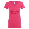 Women’s Glitter V-Neck T-Shirt Thumbnail