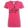 Women’s Glitter V-Neck T-Shirt Thumbnail