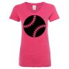 Women’s Glitter V-Neck T-Shirt Thumbnail