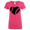 Women’s Glitter V-Neck T-Shirt Thumbnail