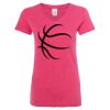 Women’s Glitter V-Neck T-Shirt Thumbnail