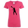 Women’s Glitter V-Neck T-Shirt Thumbnail