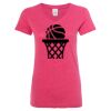 Women’s Glitter V-Neck T-Shirt Thumbnail