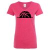Women’s Glitter V-Neck T-Shirt Thumbnail