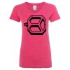 Women’s Glitter V-Neck T-Shirt Thumbnail