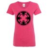 Women’s Glitter V-Neck T-Shirt Thumbnail