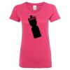 Women’s Glitter V-Neck T-Shirt Thumbnail