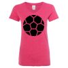 Women’s Glitter V-Neck T-Shirt Thumbnail