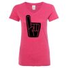 Women’s Glitter V-Neck T-Shirt Thumbnail