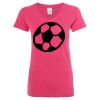 Women’s Glitter V-Neck T-Shirt Thumbnail