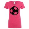 Women’s Glitter V-Neck T-Shirt Thumbnail