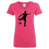 Women’s Glitter V-Neck T-Shirt Thumbnail