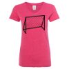 Women’s Glitter V-Neck T-Shirt Thumbnail