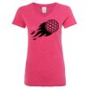 Women’s Glitter V-Neck T-Shirt Thumbnail