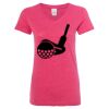 Women’s Glitter V-Neck T-Shirt Thumbnail