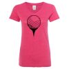 Women’s Glitter V-Neck T-Shirt Thumbnail