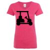 Women’s Glitter V-Neck T-Shirt Thumbnail