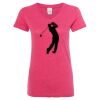 Women’s Glitter V-Neck T-Shirt Thumbnail