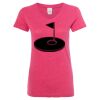 Women’s Glitter V-Neck T-Shirt Thumbnail