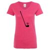 Women’s Glitter V-Neck T-Shirt Thumbnail