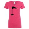 Women’s Glitter V-Neck T-Shirt Thumbnail