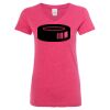 Women’s Glitter V-Neck T-Shirt Thumbnail