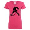 Women’s Glitter V-Neck T-Shirt Thumbnail