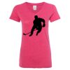 Women’s Glitter V-Neck T-Shirt Thumbnail
