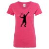 Women’s Glitter V-Neck T-Shirt Thumbnail