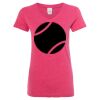Women’s Glitter V-Neck T-Shirt Thumbnail
