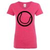 Women’s Glitter V-Neck T-Shirt Thumbnail