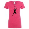 Women’s Glitter V-Neck T-Shirt Thumbnail