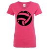 Women’s Glitter V-Neck T-Shirt Thumbnail