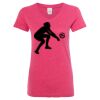 Women’s Glitter V-Neck T-Shirt Thumbnail