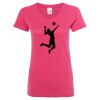 Women’s Glitter V-Neck T-Shirt Thumbnail