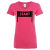 Women’s Glitter V-Neck T-Shirt Thumbnail