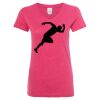 Women’s Glitter V-Neck T-Shirt Thumbnail